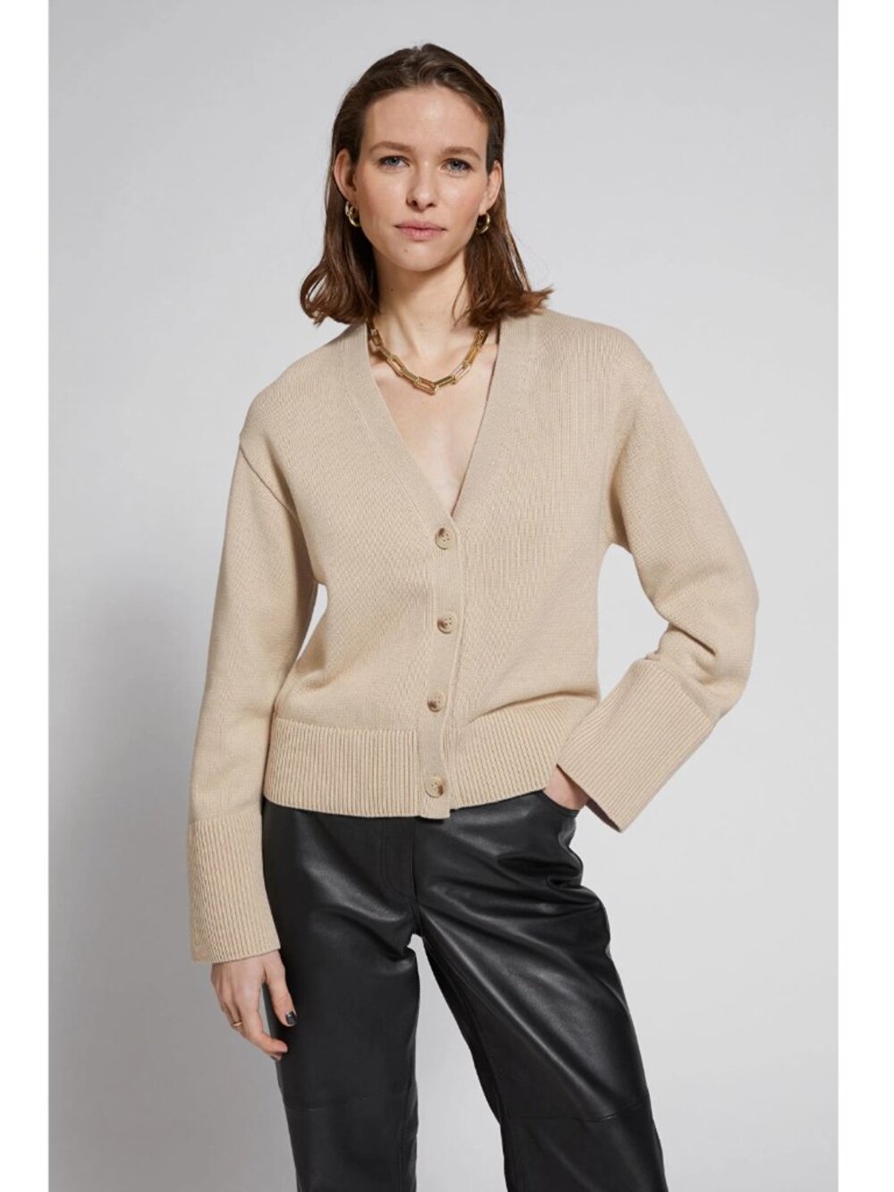 & Other Stories Oversized Boxy Wide-Sleeve Cardigan S $98